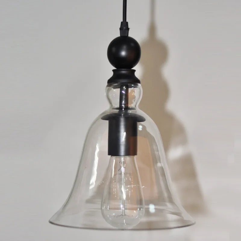 European American Style Pendant Lighting Creative Bell Hanging Lamp Room Decoration Restaurant Cafe Bar Kitchen Dining Light