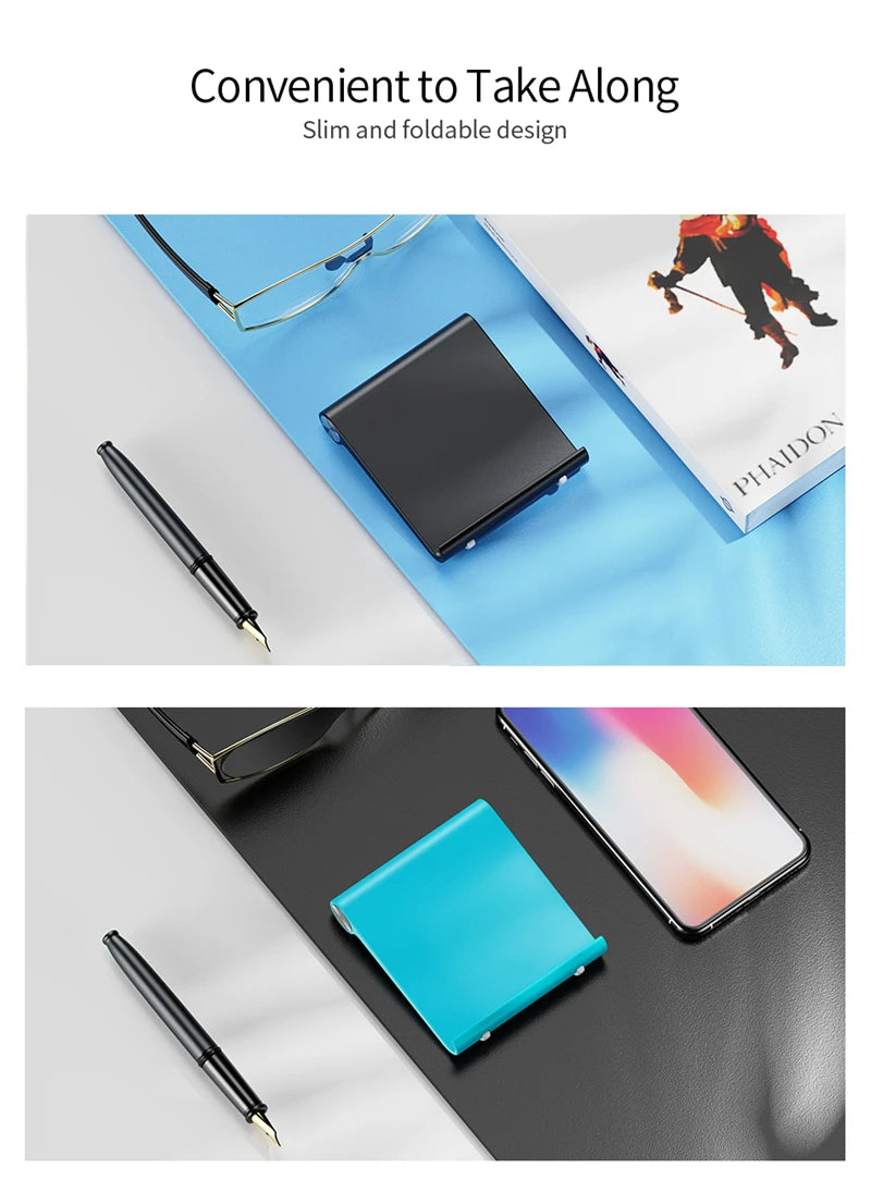 Phone Holder Stand Mobile Smartphone Support Tablet Stand for iPhone 14 13 Desk Cell Phone Holder Stand Portable Mobile Holder