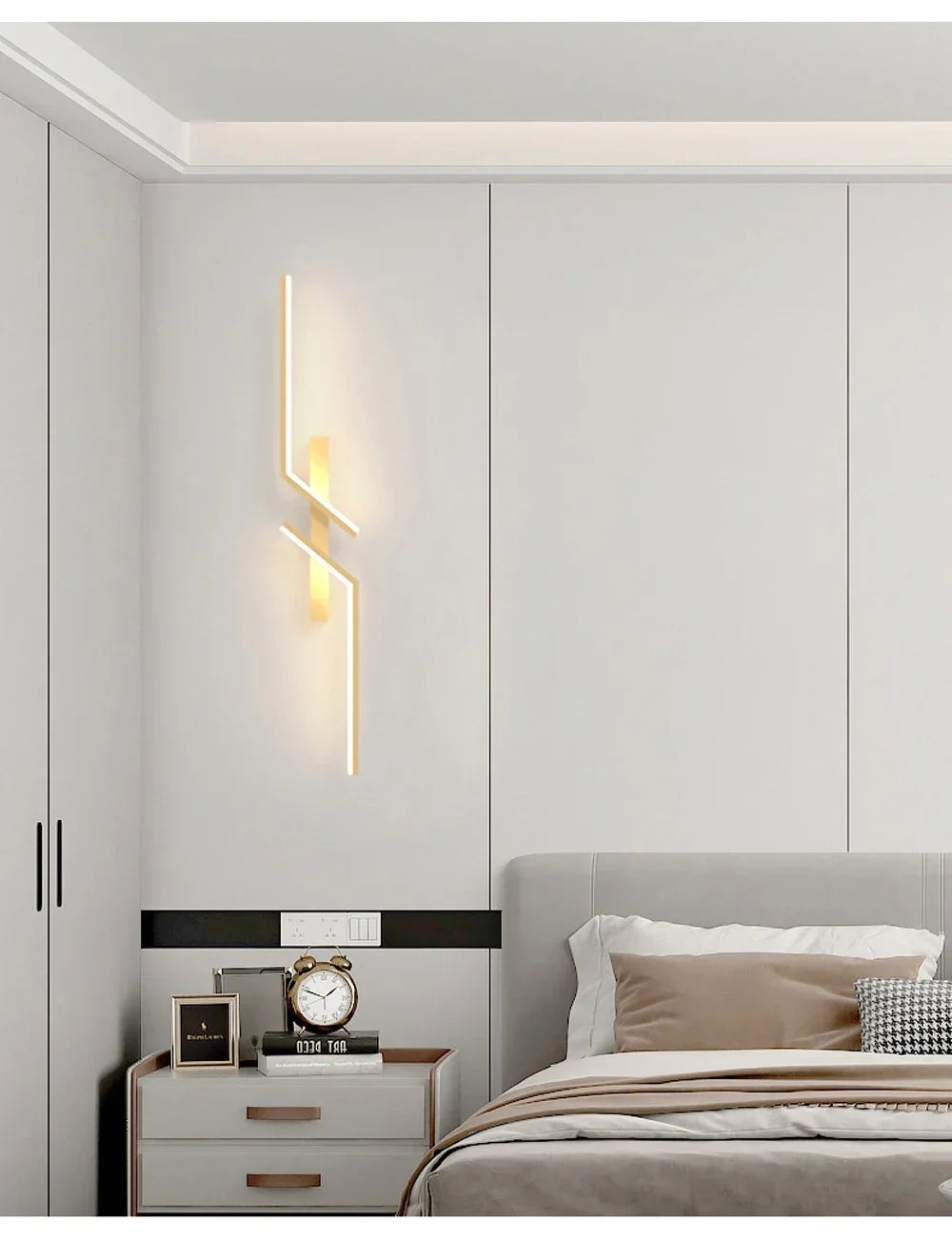 LED Wall Lamp Modern Home Decor Wall Sconce For Living Room Bedroom Bedside Minimalist Interior Decorative Lights