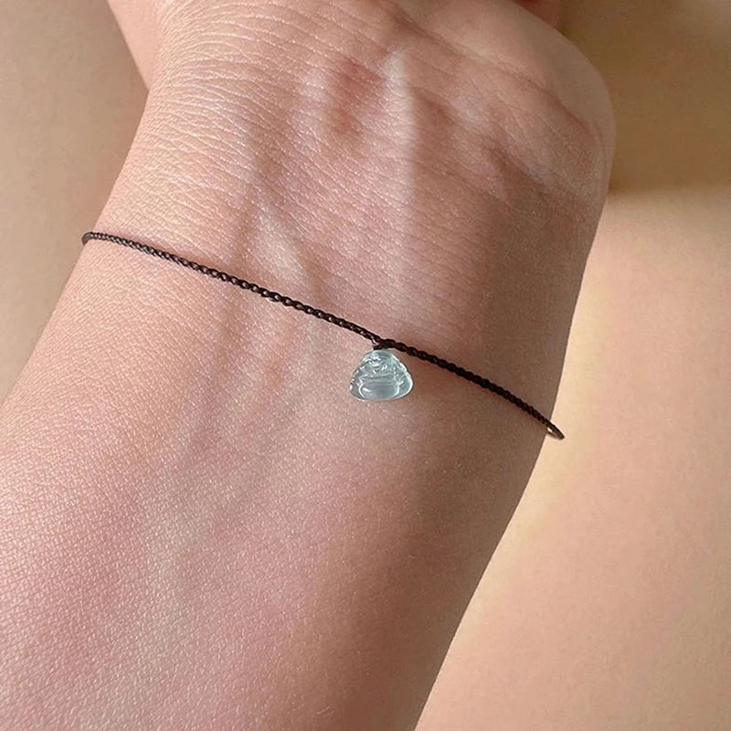 Jade Pixiu Bracelet Braided Bracelet For Women Men Wealth Good Luck Green Gemstone Stone Natural Jewelry Gifts