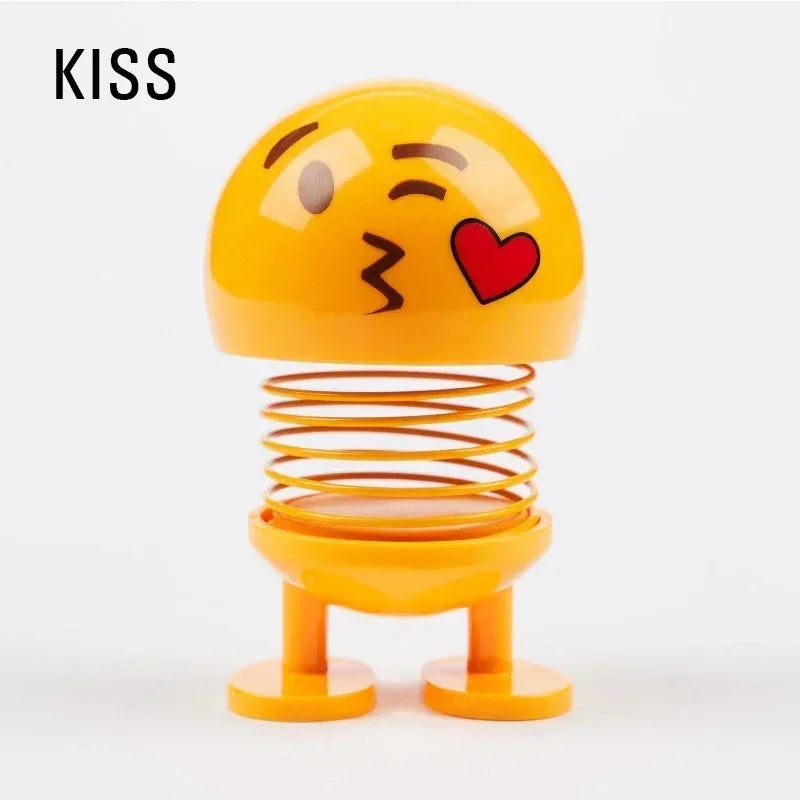 1pcs Funny Shaking Head Doll Car Small Ornaments Cute Car Accessories Interior Trims Creative Car Toys Decoration Accessories