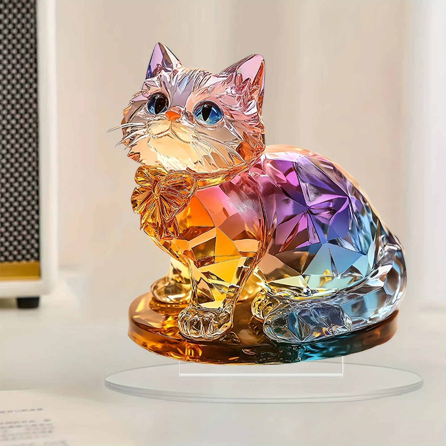 1PCS Cute Cat Ornament - Art Home Decoration, Perfect Gift for Family and Friends, Suitable for Bedroom Decoration