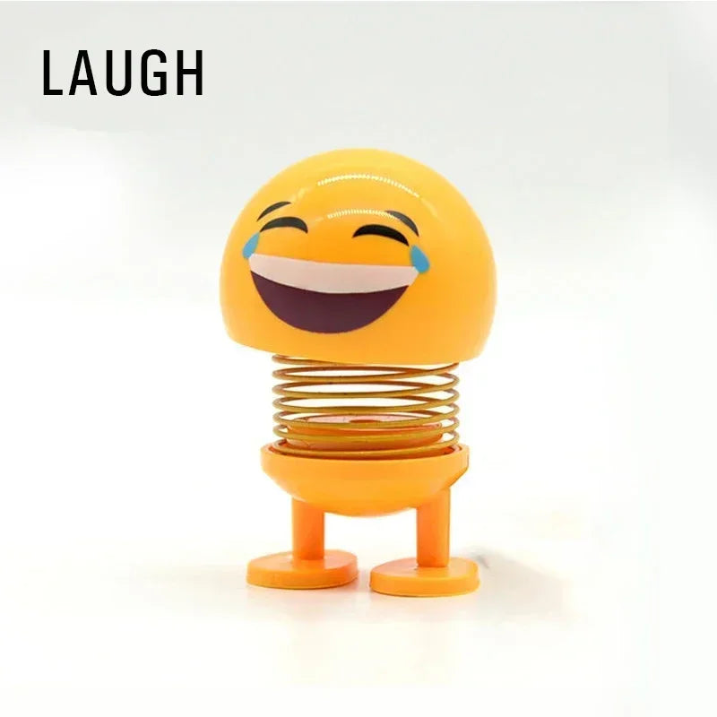 1pcs Funny Shaking Head Doll Car Small Ornaments Cute Car Accessories Interior Trims Creative Car Toys Decoration Accessories