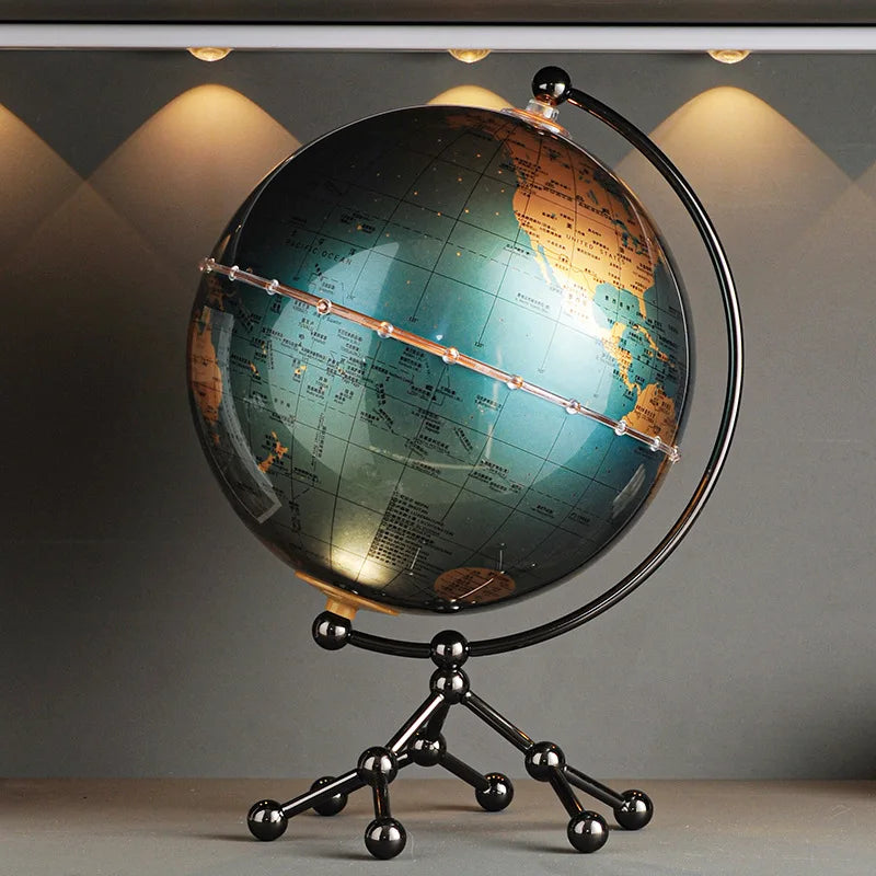 Hot Creative Globe Ornaments For Home Office Wine Cabinet Tv Cabinet Living Room Good Atmosphere High-End Decorations Gift