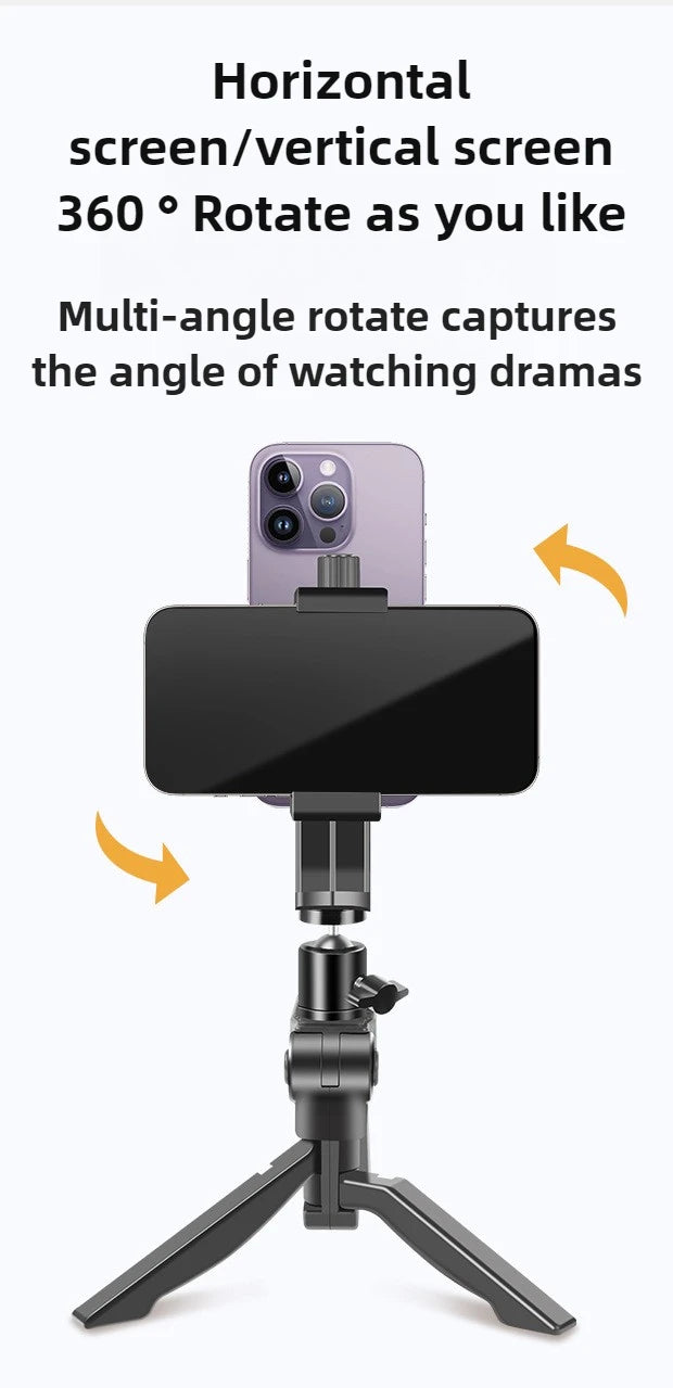 Phone Teleprompter Prompter Clip for Phone Live Broadcast Desktop Handheld Stand Video Subtitle Speech Read Tripod Accessories