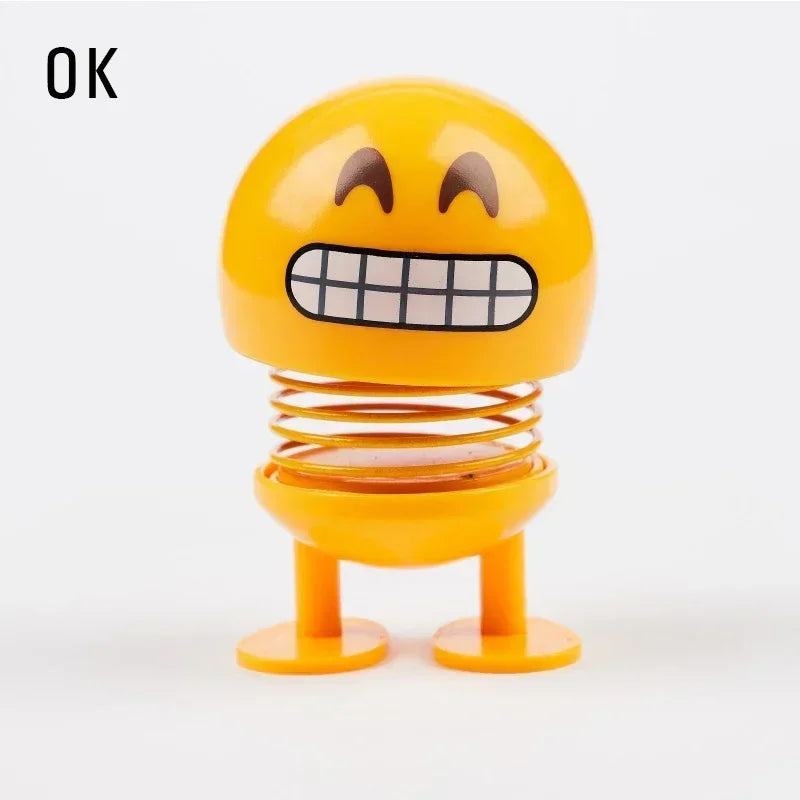 1pcs Funny Shaking Head Doll Car Small Ornaments Cute Car Accessories Interior Trims Creative Car Toys Decoration Accessories