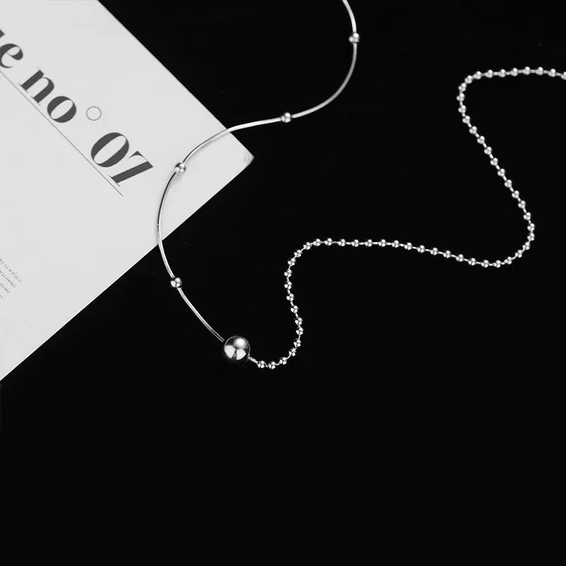 XIYANIKE Beaded Chocker Chain Necklace For Women Girl Clavicle Choker Luxury Fashion New Jewelry Ladies Gift Party collier femme