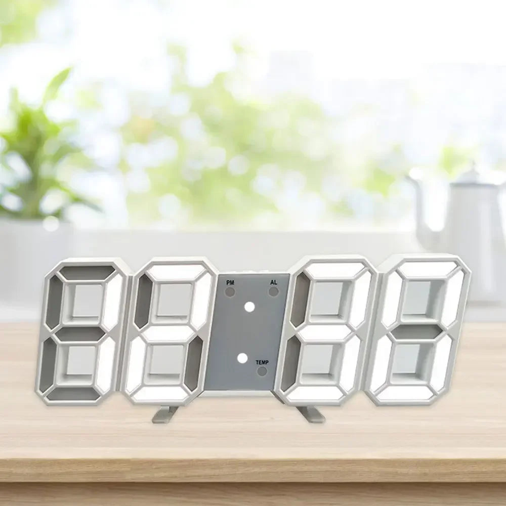 Digital Decoration for Bedroom Desk Watches Led Wall Clock Living Room Alarm Modern Home and Decoration Electronic Table Decor