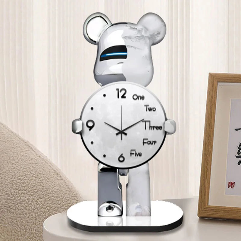 Clock creative living room dining room decoration study bedroom home with modern simple mute