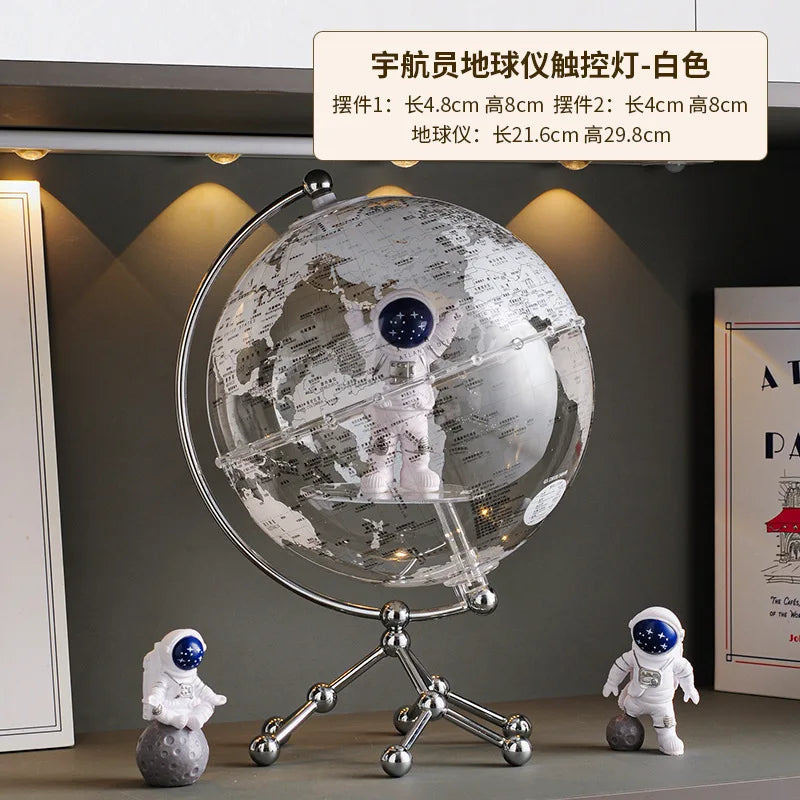Hot Creative Globe Ornaments For Home Office Wine Cabinet Tv Cabinet Living Room Good Atmosphere High-End Decorations Gift
