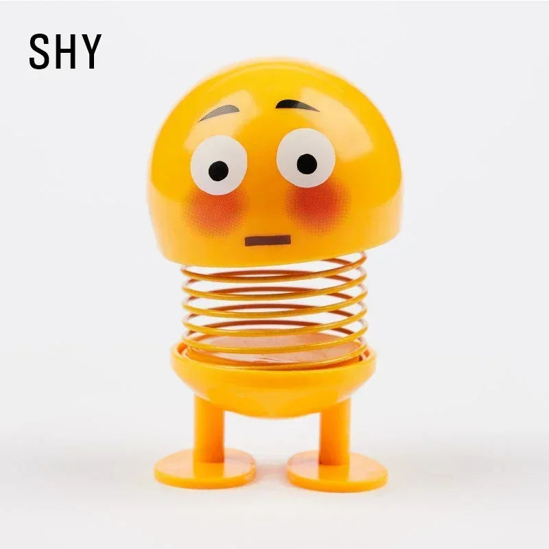 1pcs Funny Shaking Head Doll Car Small Ornaments Cute Car Accessories Interior Trims Creative Car Toys Decoration Accessories