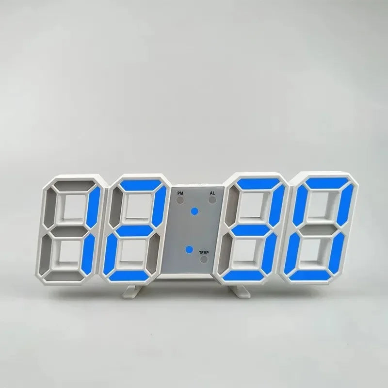 Digital Decoration for Bedroom Desk Watches Led Wall Clock Living Room Alarm Modern Home and Decoration Electronic Table Decor
