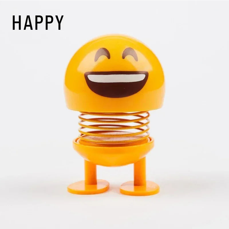 1pcs Funny Shaking Head Doll Car Small Ornaments Cute Car Accessories Interior Trims Creative Car Toys Decoration Accessories