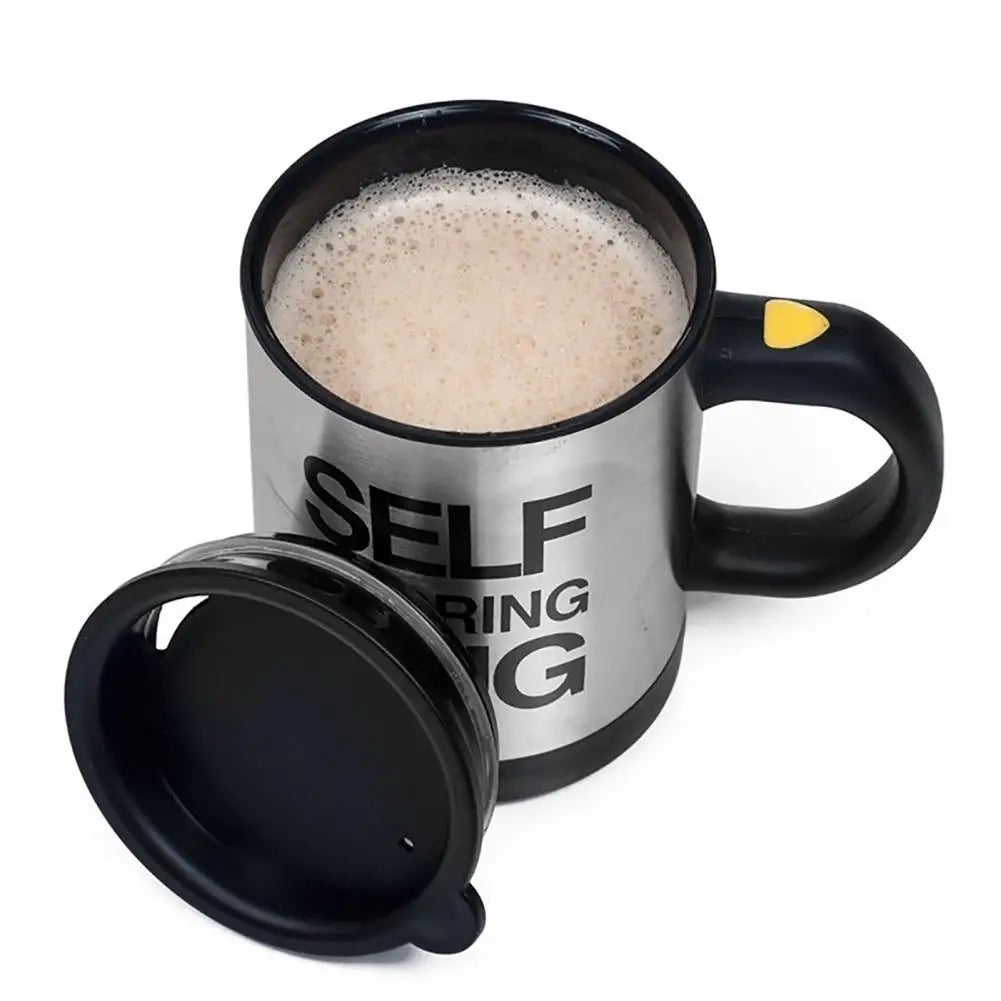Mug 400ml Electric Mixing Cup Lazy Automatic Self Stirring Coffee Milk Drink Mug Blender Stainless Steel with Lid Gift Box