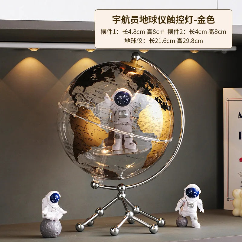 Hot Creative Globe Ornaments For Home Office Wine Cabinet Tv Cabinet Living Room Good Atmosphere High-End Decorations Gift