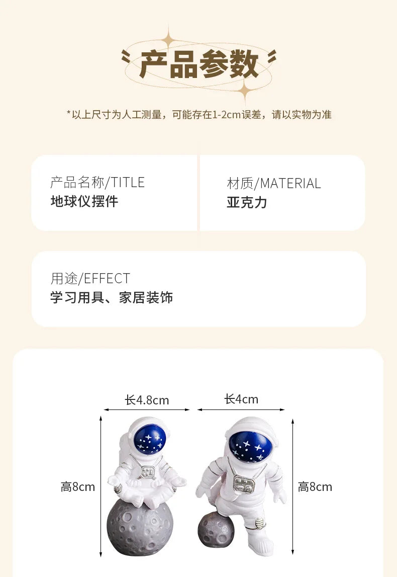 Hot Creative Globe Ornaments For Home Office Wine Cabinet Tv Cabinet Living Room Good Atmosphere High-End Decorations Gift