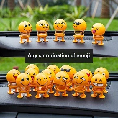 1pcs Funny Shaking Head Doll Car Small Ornaments Cute Car Accessories Interior Trims Creative Car Toys Decoration Accessories