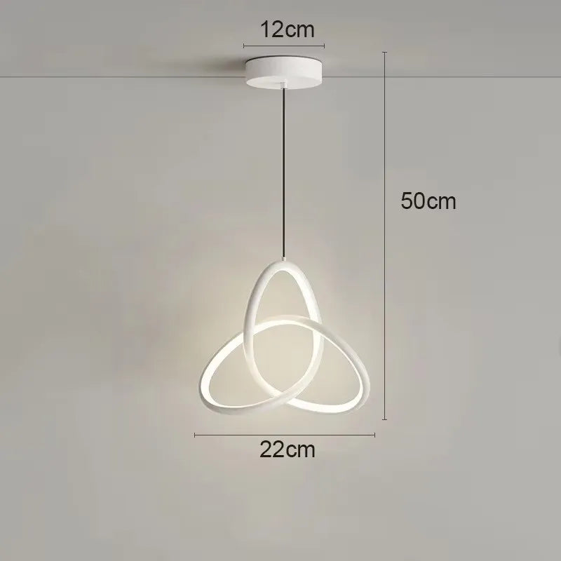 Lustre LED Pendant Lights Hanging Lamps For Ceiling Bedroom Bedside Dining Tables Living Room Decoration Nordic Pendant Lamp