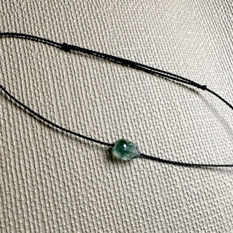 Jade Pixiu Bracelet Braided Bracelet For Women Men Wealth Good Luck Green Gemstone Stone Natural Jewelry Gifts