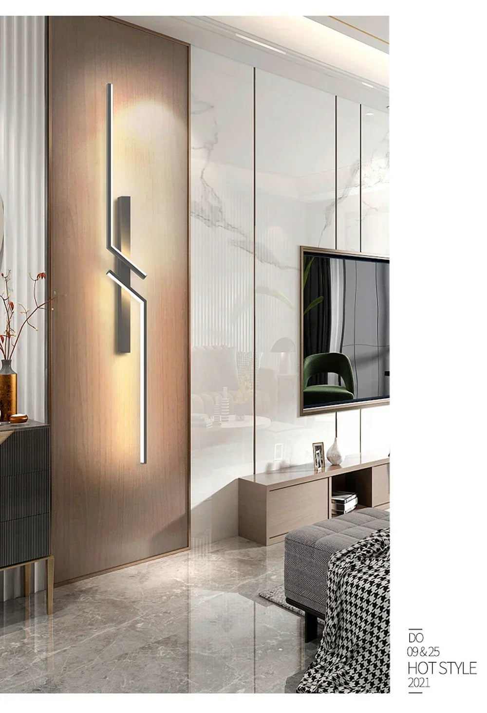 LED Wall Lamp Modern Home Decor Wall Sconce For Living Room Bedroom Bedside Minimalist Interior Decorative Lights