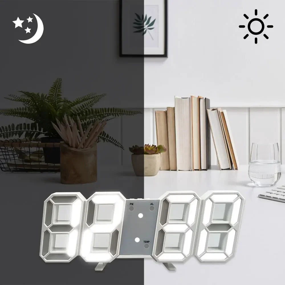 Digital Decoration for Bedroom Desk Watches Led Wall Clock Living Room Alarm Modern Home and Decoration Electronic Table Decor