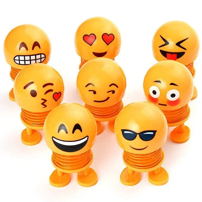 1pcs Funny Shaking Head Doll Car Small Ornaments Cute Car Accessories Interior Trims Creative Car Toys Decoration Accessories