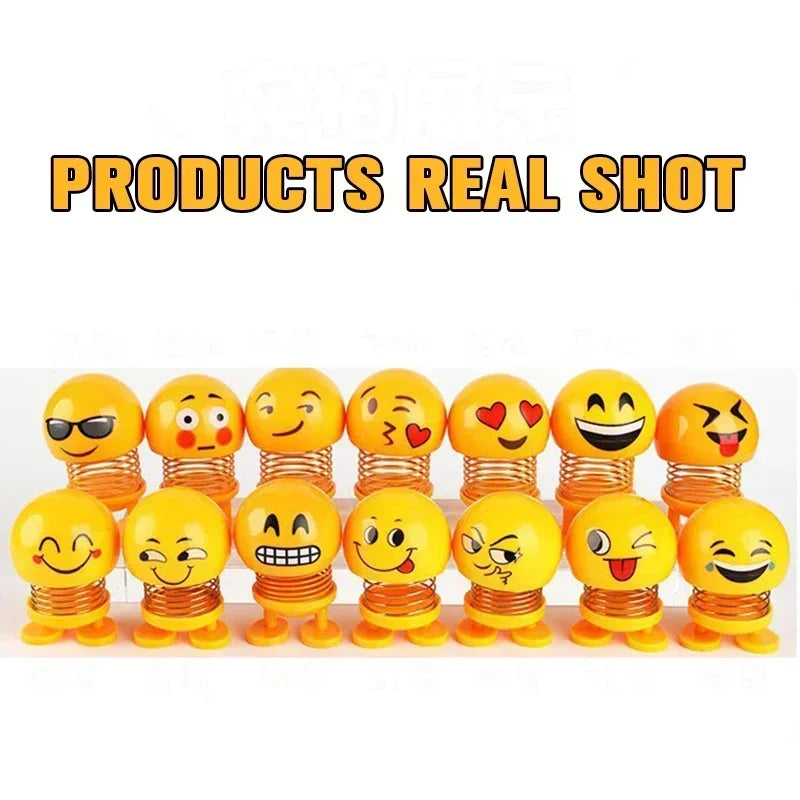 1pcs Funny Shaking Head Doll Car Small Ornaments Cute Car Accessories Interior Trims Creative Car Toys Decoration Accessories