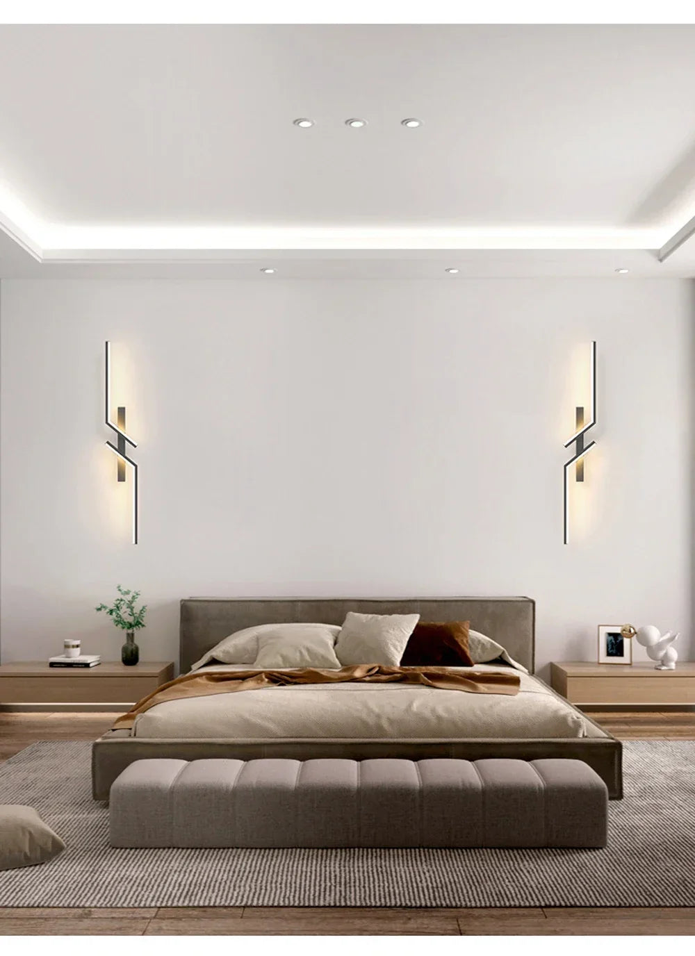 LED Wall Lamp Modern Home Decor Wall Sconce For Living Room Bedroom Bedside Minimalist Interior Decorative Lights