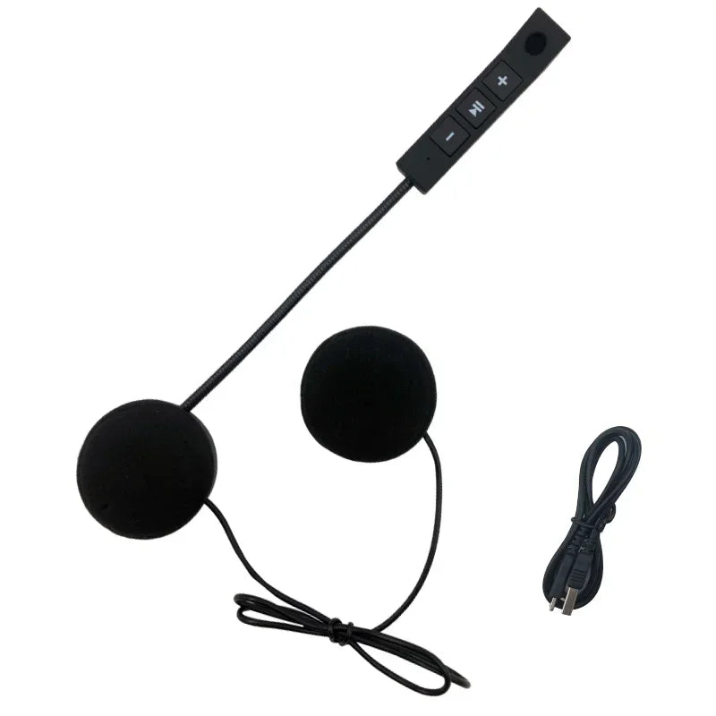 Bluetooth Motorcycle Helmet Headset BT5.0 Wireless Riding Headphone Anti-interference Motor Bike Handsfree Helmet Headsets