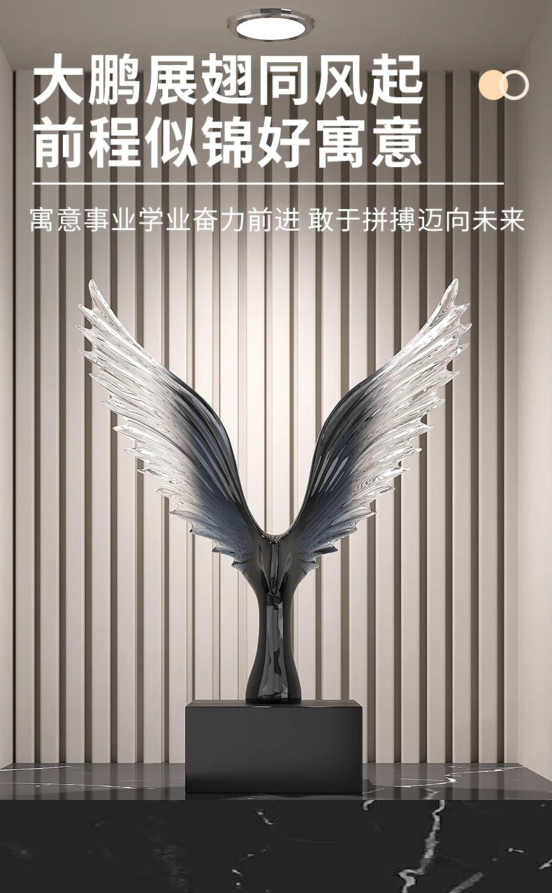 Creative Decor Sculptures Luxury Ornament Artistic Soft Decoration Modern Minimalist Living Room Office Wine Cabinet Decor