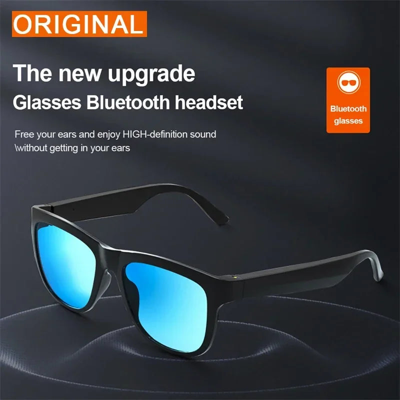 Original Lecoo C8 Glasses Earphones Wireless Bluetooth 5.0 Sunglasses Outdoor Sport Cycling Earbuds HiFi Stereo Music Headphones