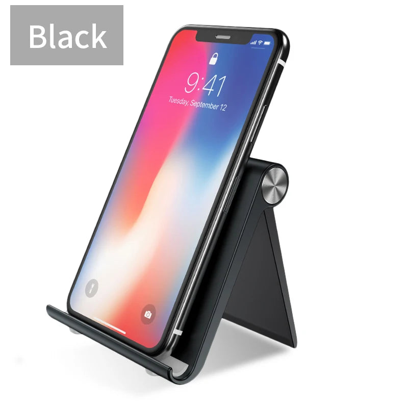 Phone Holder Stand Mobile Smartphone Support Tablet Stand for iPhone 14 13 Desk Cell Phone Holder Stand Portable Mobile Holder