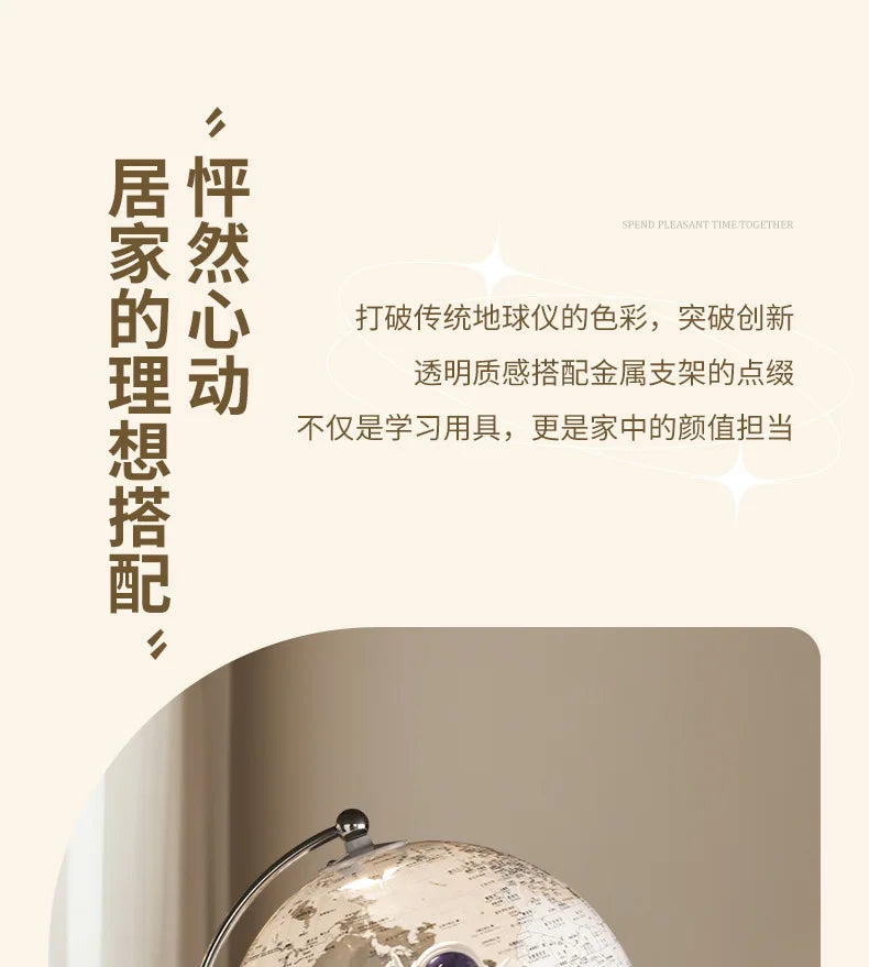 Hot Creative Globe Ornaments For Home Office Wine Cabinet Tv Cabinet Living Room Good Atmosphere High-End Decorations Gift