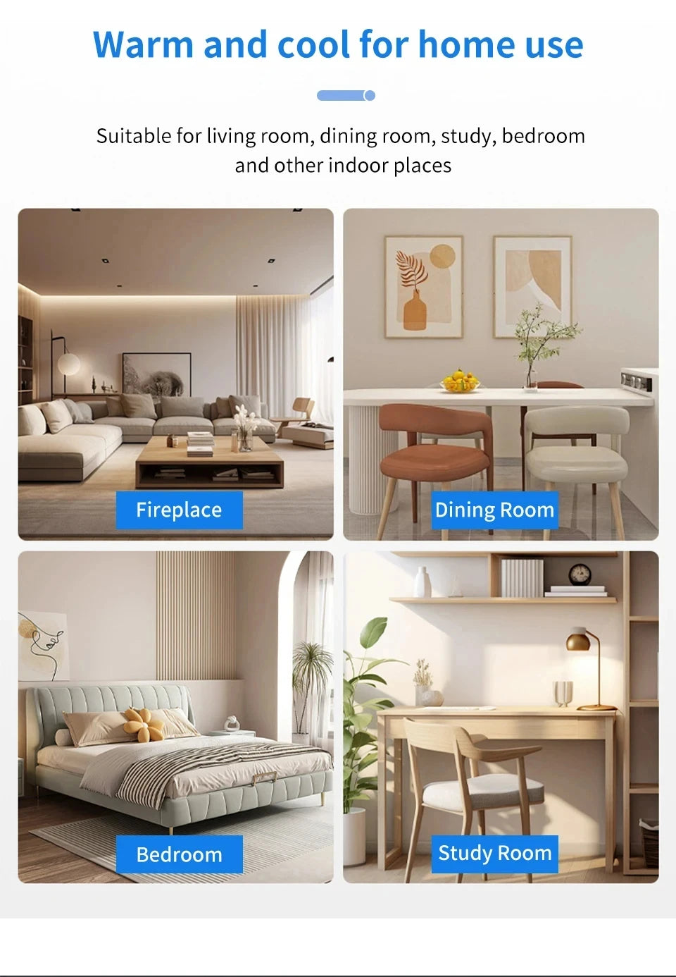 Modern Indoor 30W Ceiling Fan Lamp 360°Rotating with Remote Control E27 Living Room Bedroom Lighting LED Decorative Lights 2in1