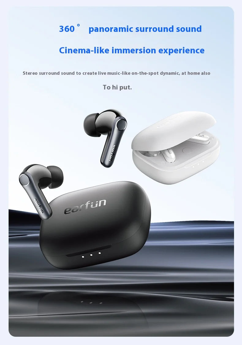 EarFun Air Pro 4 Wireless Earphone HI-FI Bluetooth5.4 Earphones Active Noise Reduction IPX5 Waterproof E-sports PC Gamer Earbuds