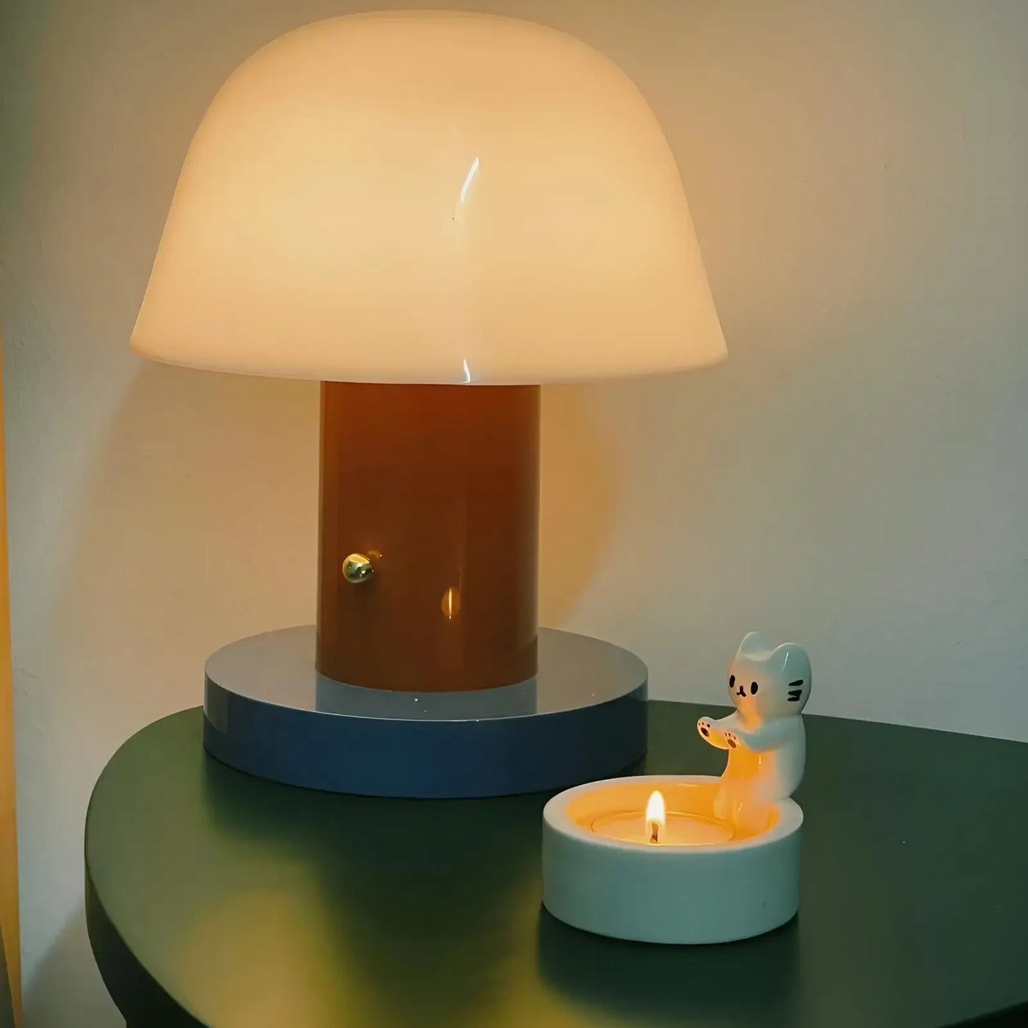 Cartoon Candle Holder Cat Dog Rabbit Desktop Decor Cute Candlestick Creative Gift for Home Aromatherapy Birthday Ornament
