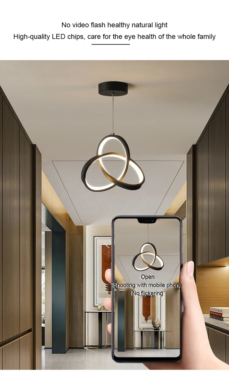 Lustre LED Pendant Lights Hanging Lamps For Ceiling Bedroom Bedside Dining Tables Living Room Decoration Nordic Pendant Lamp