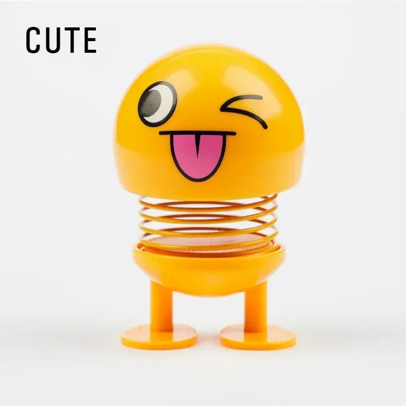 1pcs Funny Shaking Head Doll Car Small Ornaments Cute Car Accessories Interior Trims Creative Car Toys Decoration Accessories