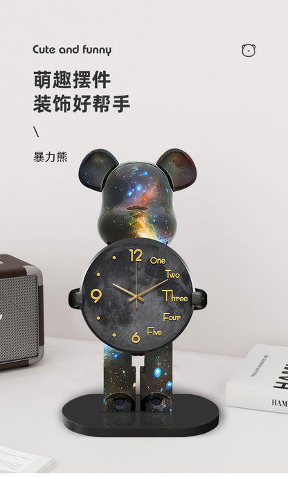 Clock creative living room dining room decoration study bedroom home with modern simple mute