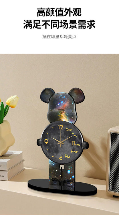 Clock creative living room dining room decoration study bedroom home with modern simple mute