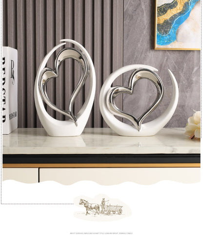 Creative Decoration Home Living Room foyer Wine Cabinet Decoration Ceramic Modern TV Cabinet Craft Decoratio