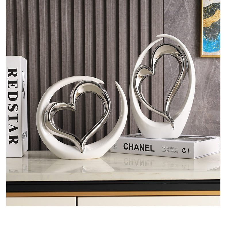 Creative Decoration Home Living Room foyer Wine Cabinet Decoration Ceramic Modern TV Cabinet Craft Decoratio