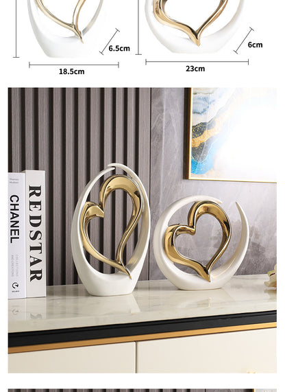 Creative Decoration Home Living Room foyer Wine Cabinet Decoration Ceramic Modern TV Cabinet Craft Decoratio