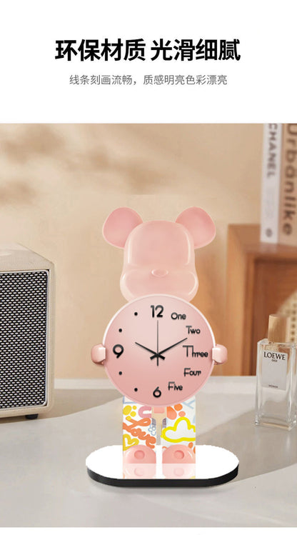 Clock creative living room dining room decoration study bedroom home with modern simple mute