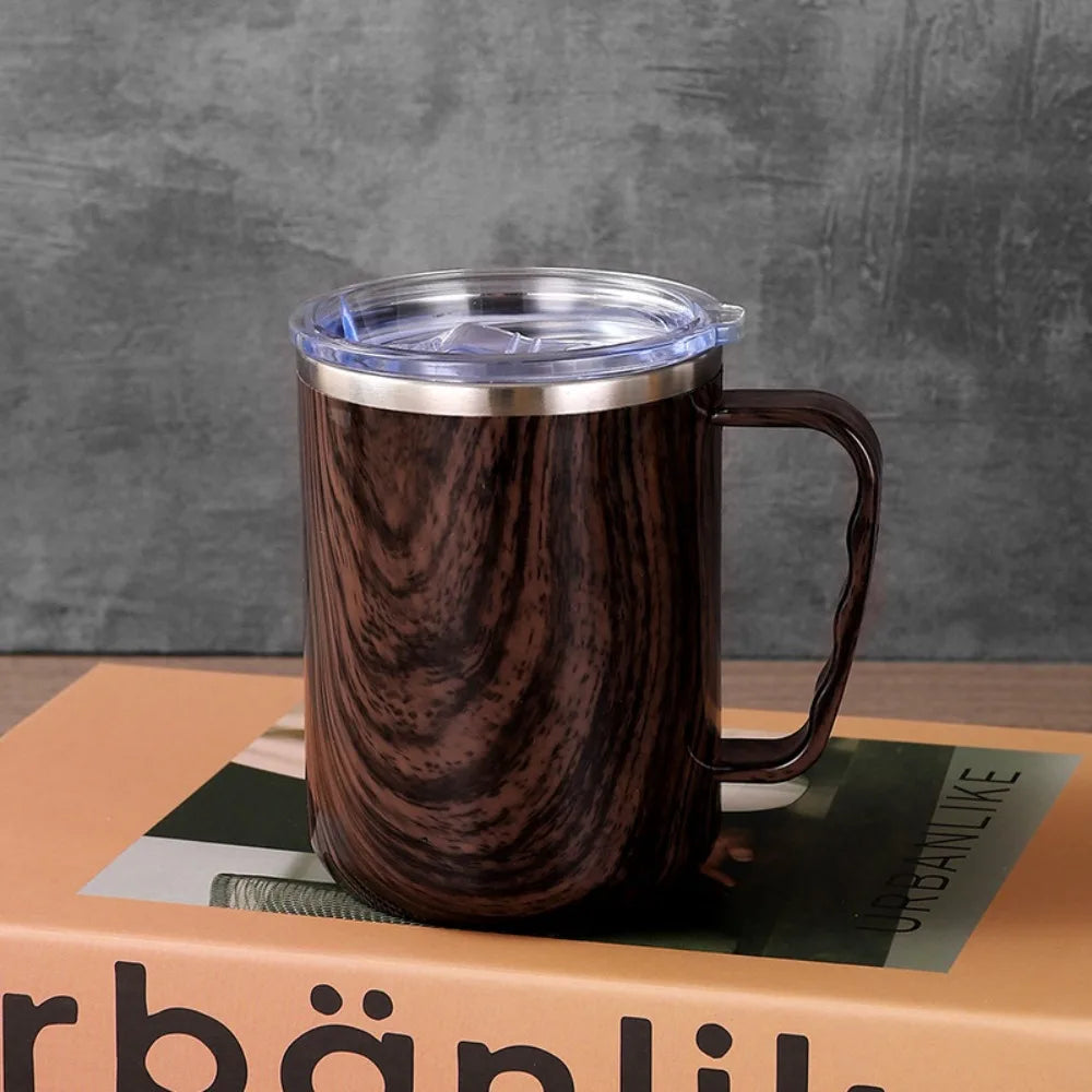 Travel Mug 500ml Stainless Steel Mug Leakproof Lid Food Grade Vacuum Insulated Cup BPA Free Insulated Tumbler Home Office
