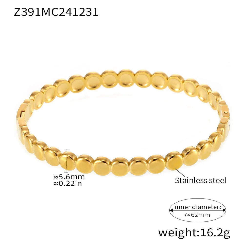 Women's Bracelet Simple Style and Buckle That Won't Fade Fashionable and Versatile Jewelry Accessories