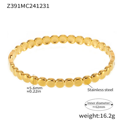 Women's Bracelet Simple Style and Buckle That Won't Fade Fashionable and Versatile Jewelry Accessories