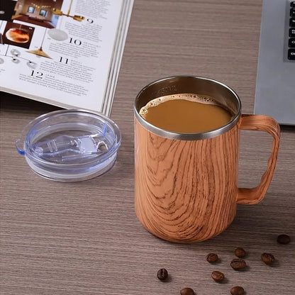 Travel Mug 500ml Stainless Steel Mug Leakproof Lid Food Grade Vacuum Insulated Cup BPA Free Insulated Tumbler Home Office