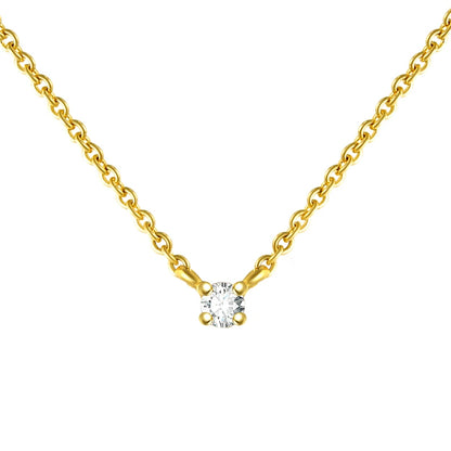 CANNER 925 Sterling Silver Necklace Women Cubic Zirconia Necklace Jewelry CZ Crystal Choker Necklace Gold Color Collier H40