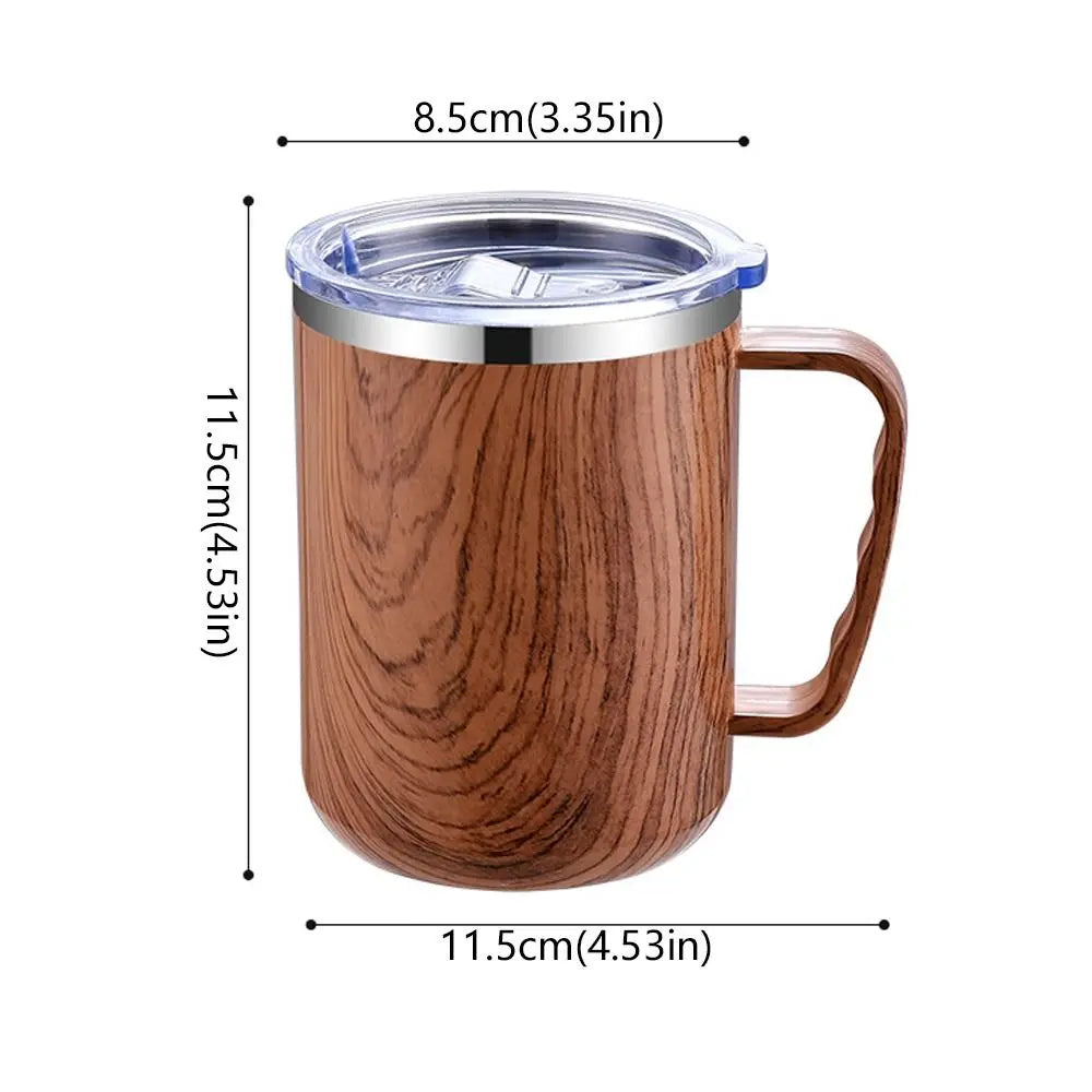 Travel Mug 500ml Stainless Steel Mug Leakproof Lid Food Grade Vacuum Insulated Cup BPA Free Insulated Tumbler Home Office